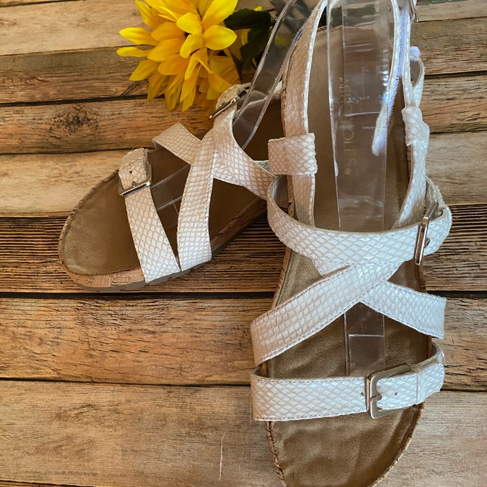 White Strappy Sandals